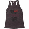 quitting coffee Racerback Tank