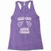 this guy loves texas Racerback Tank