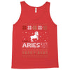santa aries xhristmas ugly t shirts Tank Top