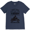 I Don't Need Therapy Just to Go Motorcycling V-Neck Tee