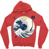 the great wave off sound Zipper Hoodie