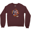 American Flag Q Fire Crewneck Sweatshirt
