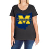 ohio for michigan Ladies Curvy T-Shirt