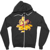 hot macs wrestling in cheese Zipper Hoodie