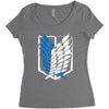 wings of freedom Women's Triblend Scoop T-shirt