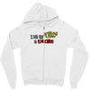i put the cute in execute Zipper Hoodie