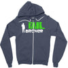 archer cartoon Zipper Hoodie