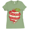 you are the apple of my eye Ladies Fitted T-Shirt