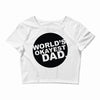 world's okayest dad Crop Top