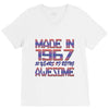 made in 1967 50 years of being awesome V-Neck Tee
