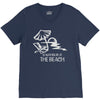 i'd rather be at the beach V-Neck Tee