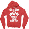 this is what an amazing auntie looks like Zipper Hoodie