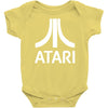 atari  adult humor  funny 80's classic retro vintage gamer Baby Onesie