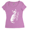 cat stripes Women's Triblend Scoop T-shirt