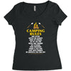 Camping Rules Women's Triblend Scoop T-shirt