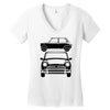 classic mini, ideal birthday gift or birthday present Women's V-Neck T-Shirt