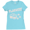 flasher Ladies Fitted T-Shirt