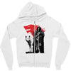 the king and the white wol Zipper Hoodie