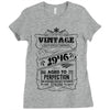 Vintage Aged To Perfection 1946 Ladies Fitted T-Shirt