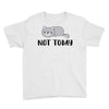 Cat Says Not Today Youth Tee