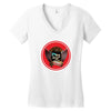 MANIAC SKULL Women's V-Neck T-Shirt