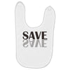 save black Baby Bibs