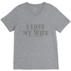 i love it when my wife let's me play golf V-Neck Tee