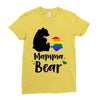 mama bear gay pride Ladies Fitted T-Shirt