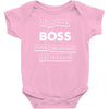 argument invalid boss Baby Onesie