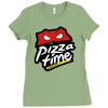 pizza time (2) Ladies Fitted T-Shirt