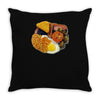 funny full english breakfast, ideal gift or birthday present Throw Pillow