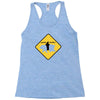 bear shark Racerback Tank