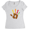 chicken Women's Triblend Scoop T-shirt