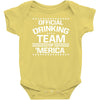 official drinking team 'merica Baby Bodysuit