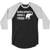anything unrelated to elephants is irrelephant 3/4 Sleeve Shirt
