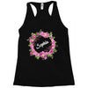 Floral Baby Name Racerback Tank