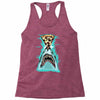 pizza shark graphic Racerback Tank