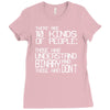 there are 10 kinds of people Ladies Fitted T-Shirt