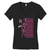 breast cancer Women's V-Neck T-Shirt