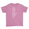 beard length chart Youth Tee
