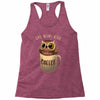 owl coffee Racerback Tank