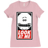 look at me Ladies Fitted T-Shirt