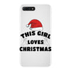 this girl loves christmas iPhone 7 Plus Case