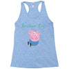 peppa pig brother pig Racerback Tank