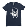 talk to the hand Ladies Fitted T-Shirt