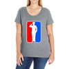 bestaande uit militair Ladies Curvy T-Shirt