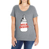 Milk Inside Ladies Curvy T-Shirt