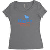 feel the bird Women's Triblend Scoop T-shirt