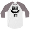 beware i bite 3/4 Sleeve Shirt