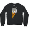 pizza wolf Crewneck Sweatshirt